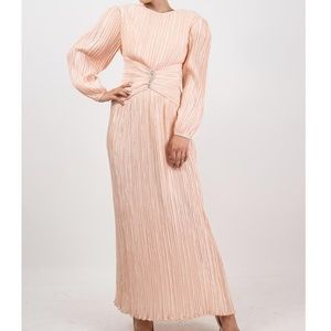 Vintage Mary McFadden plisse / 1980s Fortuny style pleated gown / Full Evening g